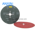 Aluminum Oxide Fiber Disc with Cross Hole